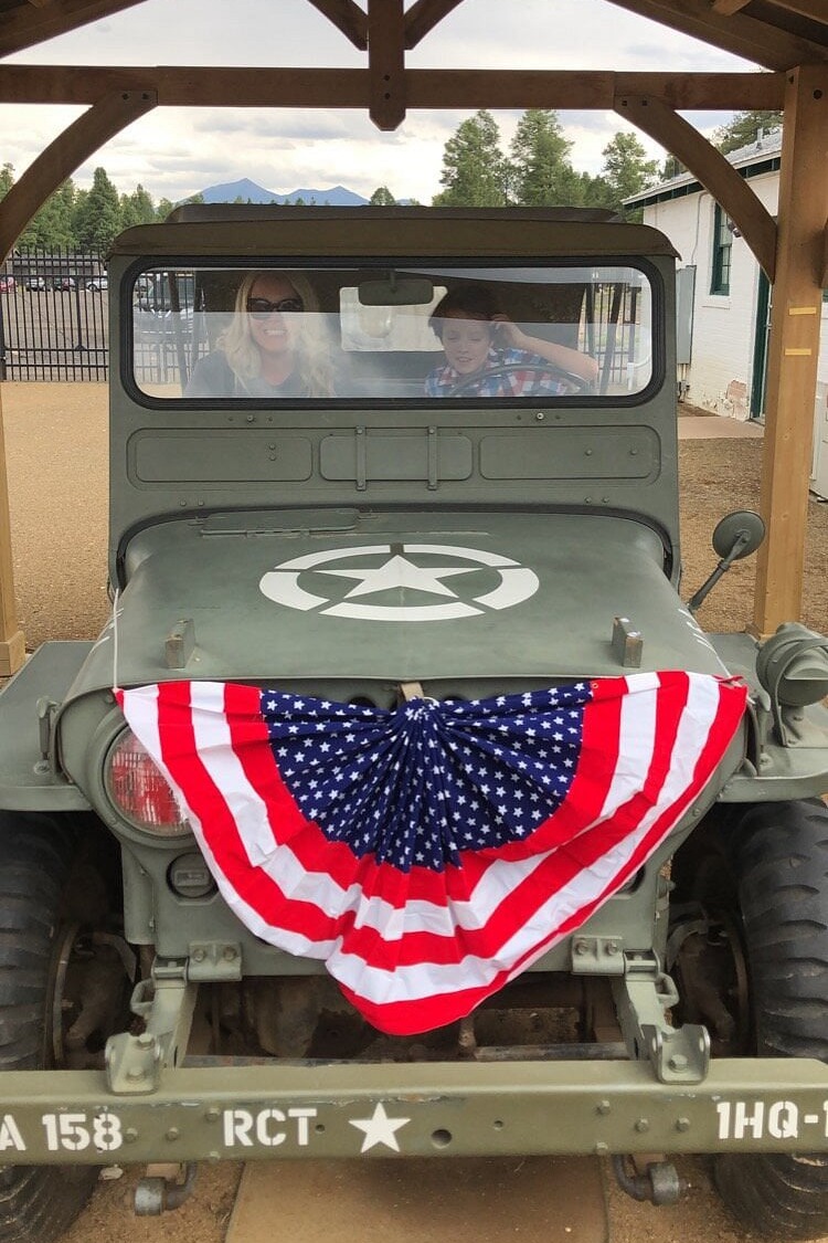 Fort Tuthill Military Museum Flagstaff, AZ Courtyard